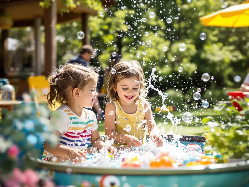 Outdoor play area