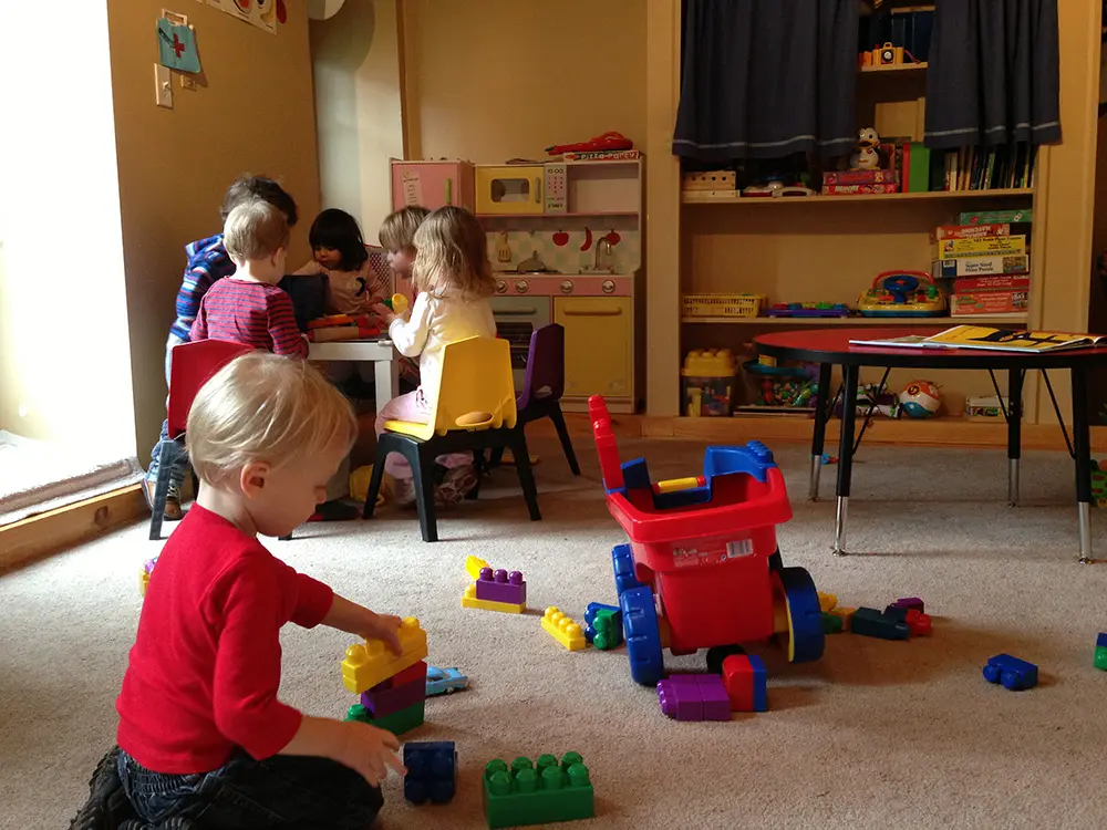 A small group in the classroom