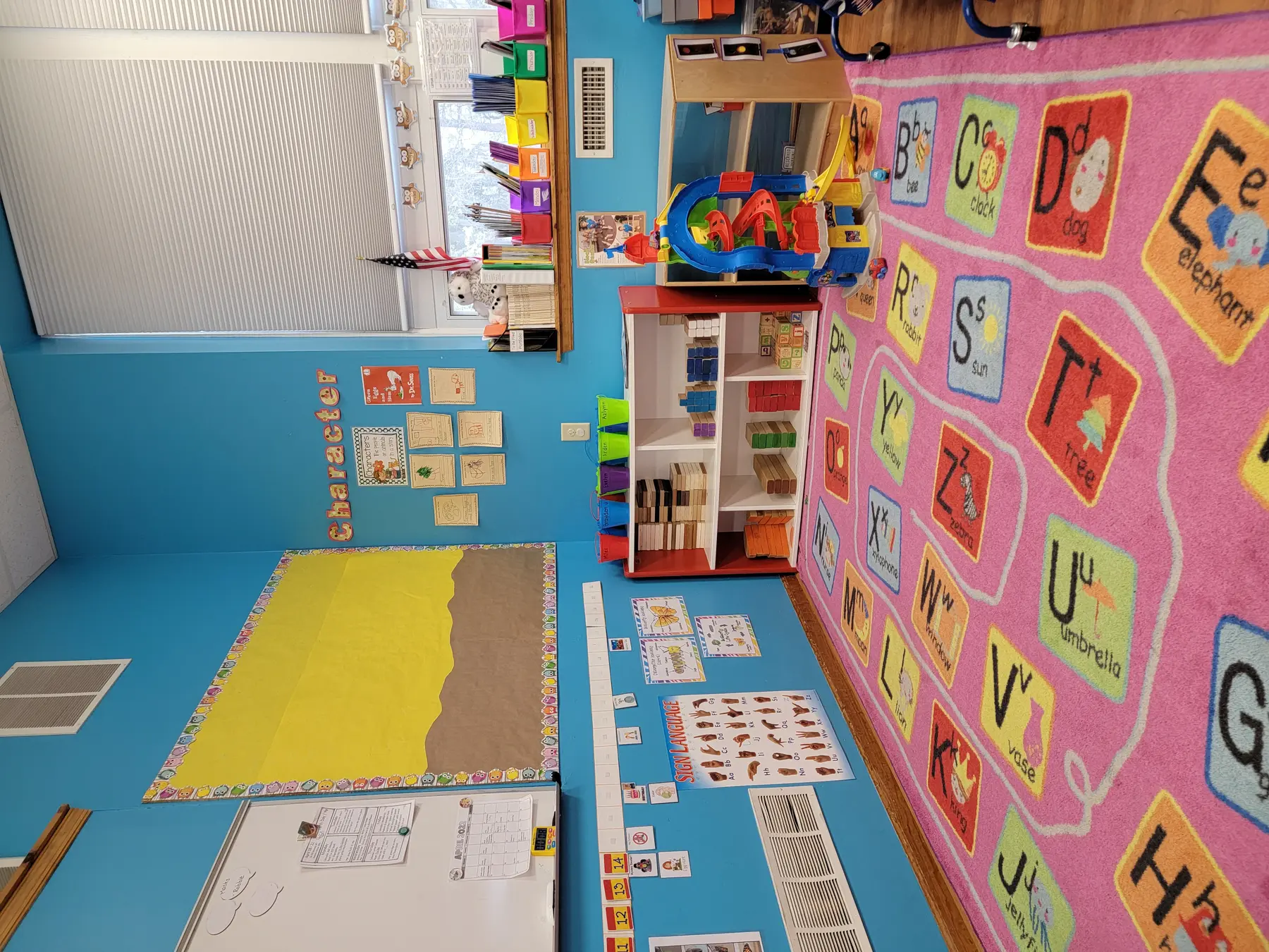 A view of the classroom