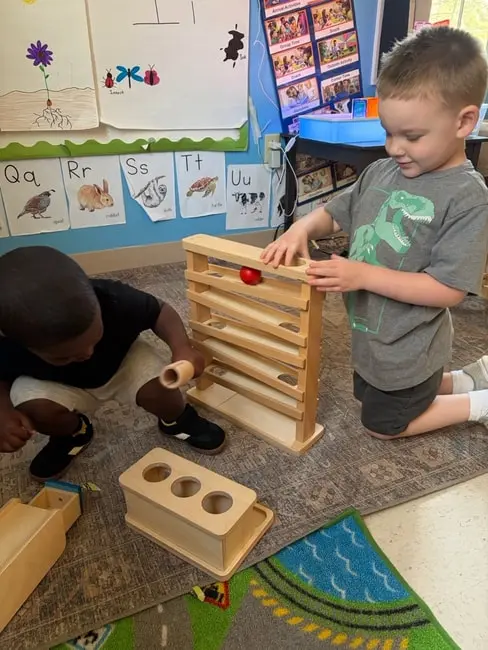 A small group in the classroom