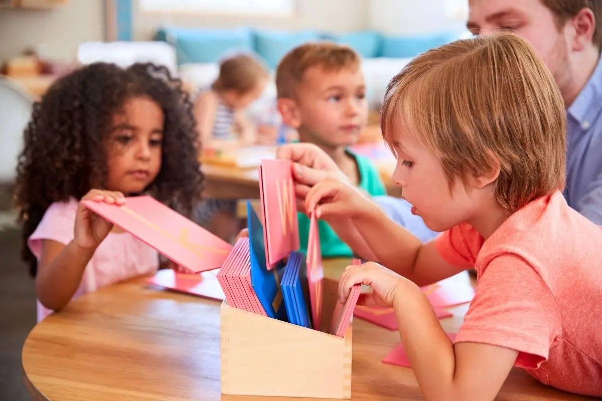 A small group in the classroom