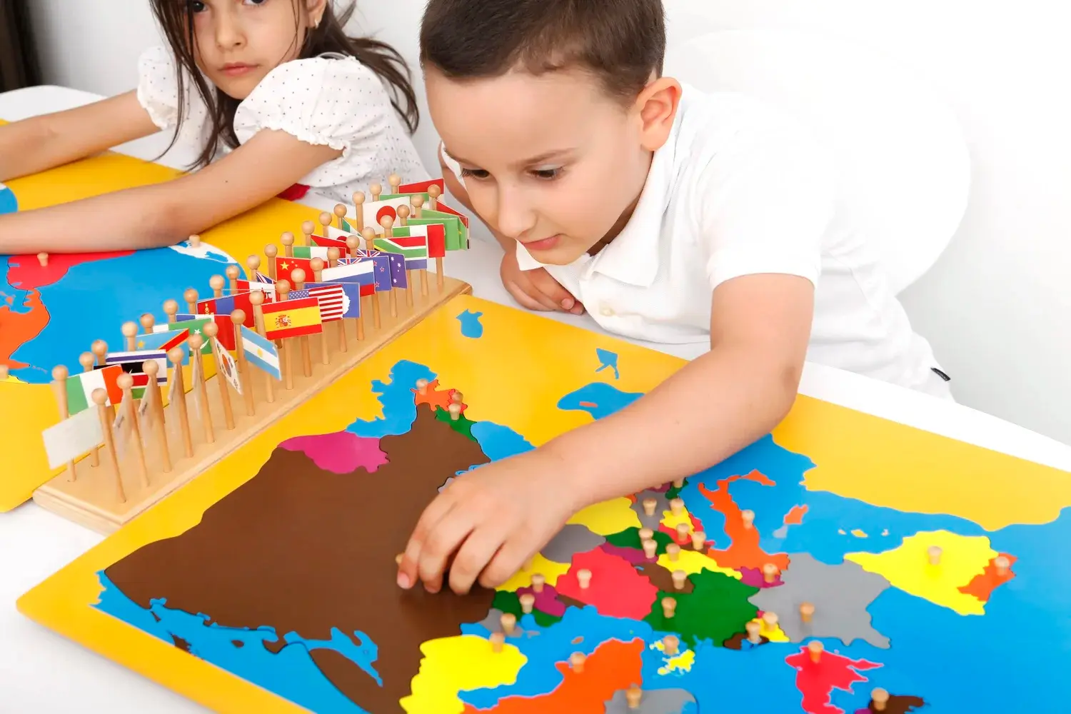 A small group in the classroom