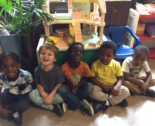 A small group in the classroom