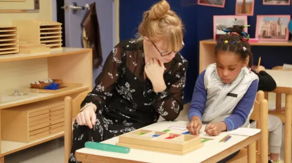 A small group in the classroom